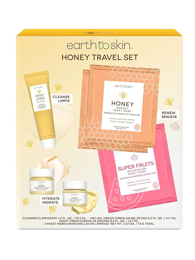 Earth To Skin Honey Travel Set-BrightBean Baby