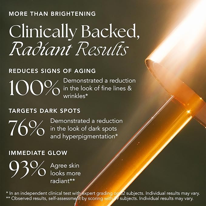 Brightening Saffron Serum - Discoloration Correcting Face Serum, Dark Spot Corrector, Vitamin C Alternative & Hyperpigmentation Treatment - Leaves Skin with a Healthy Glow (1 oz)-BrightBean Baby