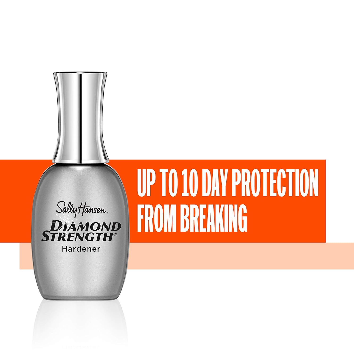 Sally Hansen Diamond Strength®, Nail Hardener, Nail Growth, Protective Layer, Clear Nail Polish-BrightBean Baby