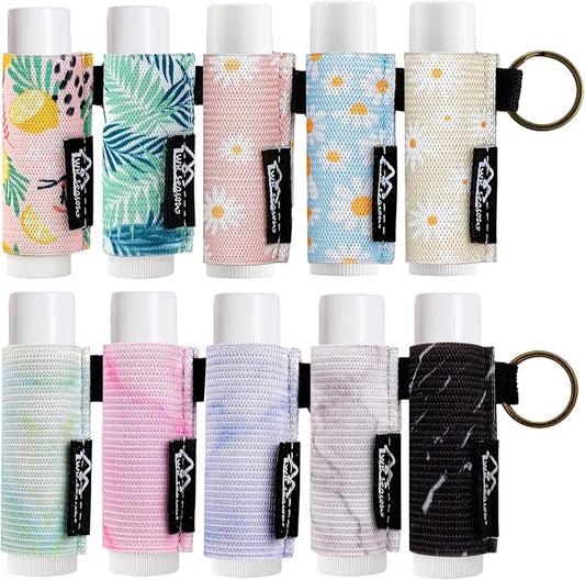 WK IEASON Lip Balm Holder Keychain Bulk Chapstick Holder Key chain-BrightBean Baby