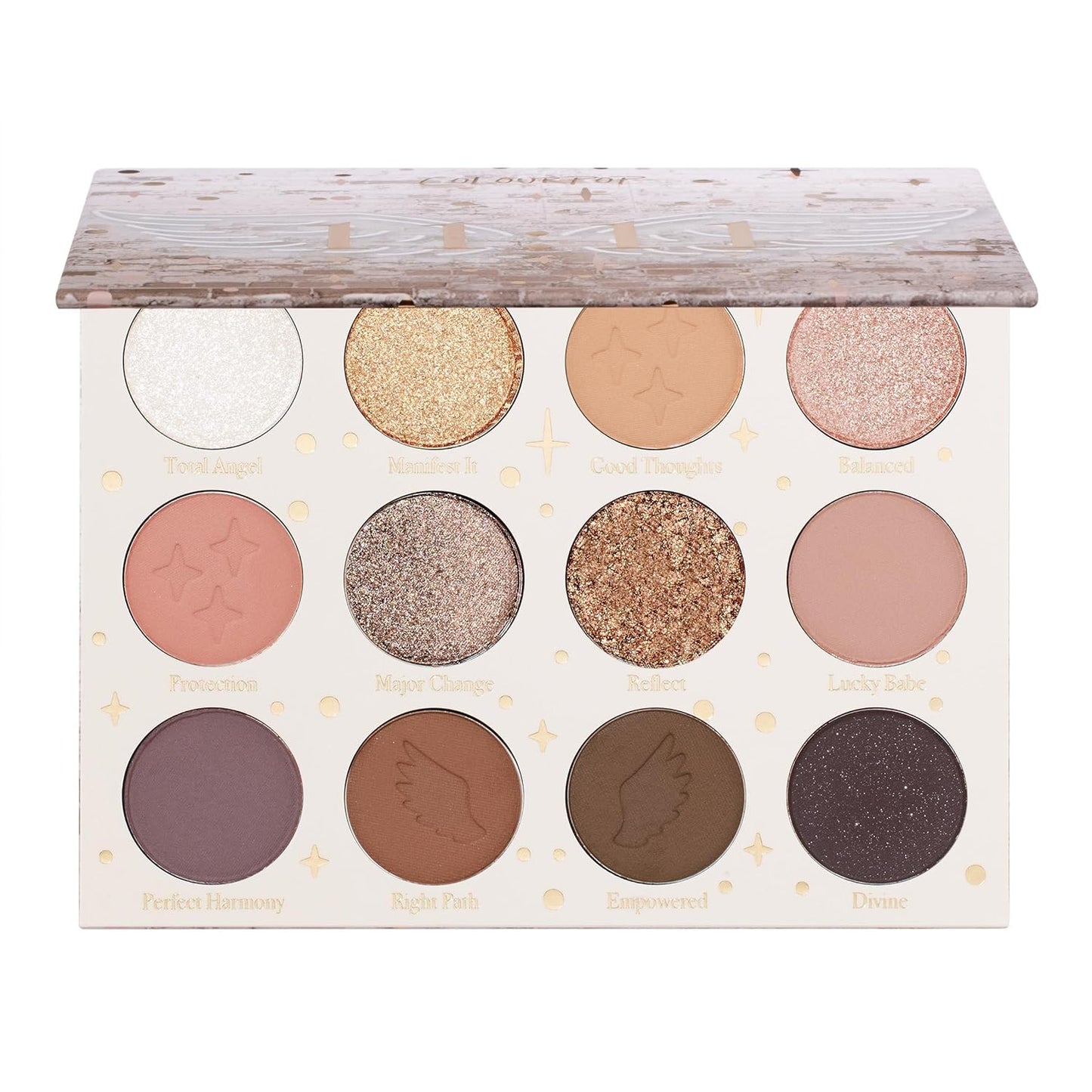 ColourPop 11:11 Eyeshadow Palette - Warm Nude Eye Makeup Palette with Matte, Metallic, Matte Sparkle & Glitter Finishes - High-Pigment Eye Makeup with a Long-Wearing Formula (0.46 oz)-BrightBean Baby