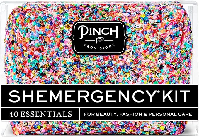 Pinch Provisions Shemergency Kit for Her, 40 Emergency Essential Items, Compact, Multi-Functional Pouch, Gift for Women, Birthday, Bachelorette Parties, and More!-BrightBean Baby