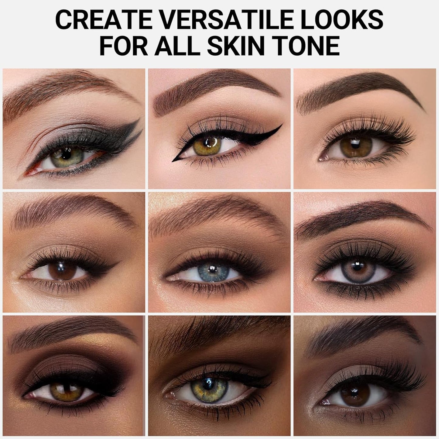 Erinde Mini Eyeshadow Palette - 6 Matte Nude Eye Shadows, Taupe & Brown Eye Shadows Powder for Eye, Contour, or Brows, Ultra-Blendable Cool-Tone Neutral, Long-lasting Travel Makeup Palette with Mirror-BrightBean Baby