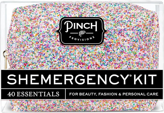 Pinch Provisions Shemergency Kit for Her, 40 Emergency Essential Items, Compact, Multi-Functional Pouch, Gift for Women, Birthday, Bachelorette Parties, and More!-BrightBean Baby
