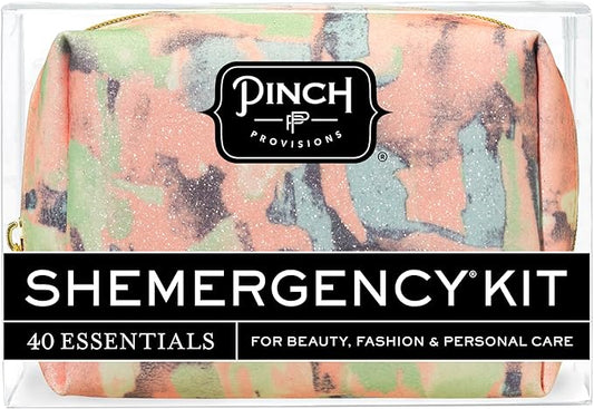 Pinch Provisions Shemergency Kit for Her, 40 Emergency Essential Items, Compact, Multi-Functional Pouch, Gift for Women, Birthday, Bachelorette Parties, and More!-BrightBean Baby
