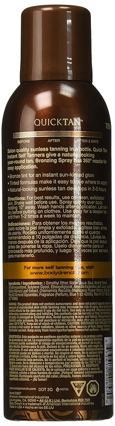 Body Drench Quick Tan Instant Self Tanning Spray, Medium Dark, 6 oz (Pack of 3)-BrightBean Baby