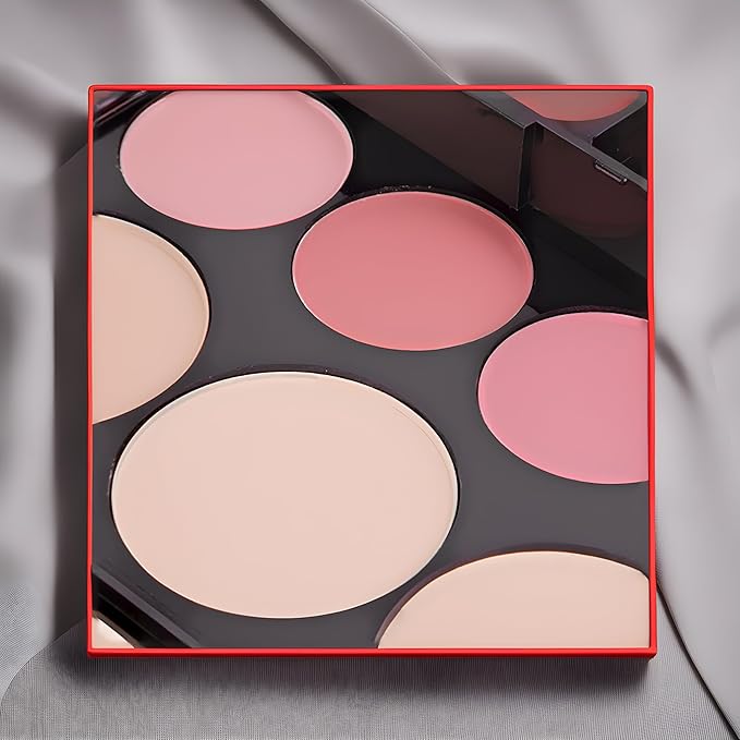 Ladies vegan girl makeup kits all in one box set cosmetic Eye shadow Palette matte gift makeup kit full blush makeup set (Multi Colored)-BrightBean Baby