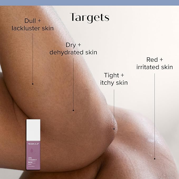 Medix 5.5 Anti Aging Skin Care 3PC Set | Vitamin C Body Cream + Exfoliating AHA Glycolic Acid Foaming Face & Body Wash + Vitamin F Booster Serum, Wash + Treat + Hydrate Skincare Set-BrightBean Baby