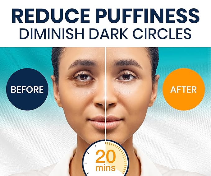 Stylia Under Eye Patches for Puffy Eyes and Dark Circles (30 Pairs) - Marine Collagen Under Eye Mask with Vitamin C, Hyaluronic Acid, Pearl Extract - Eye Masks for Dark Circles and Puffiness-BrightBean Baby