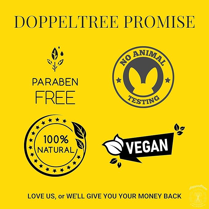 Doppeltree Caffeine Under Eye Cream Anti Aging Men and Women, for Wrinkles, Puffy Eyes and Dark Circles - Brightening & Firming, Minimize Bags, Puffiness and Fine Lines-BrightBean Baby