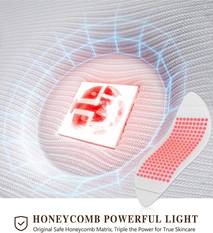 Red Light Therapy for Face and Neck, 720 LED Infrared Light Therapy Mask for Wrinkles and Acne, Large 30.8" x 11.8" Panel for Body, Red Light Mask Gift for Women, Mom, PDT Facial Skincare at Home-BrightBean Baby