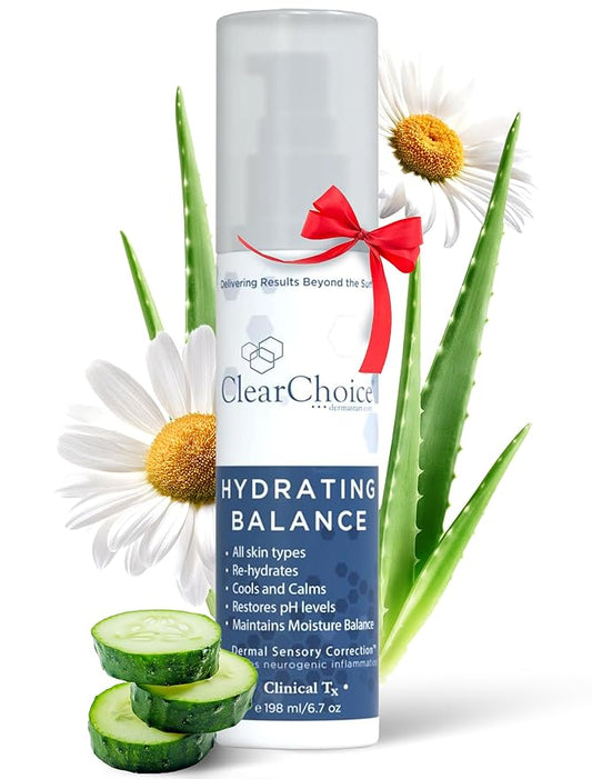 Clear Choice Hydrating Balance Facial Mist 6.7oz – Rejuvenating Spray for All Skin Types, Tightens Pores, Prolongs Makeup, Restores pH Balance-BrightBean Baby