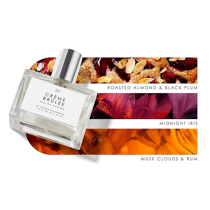 Le Monde Gourmand Crème Brûlée Eau de Parfum - 1 fl oz (30ml) - Toasted Sugar, Black Almond, Plum Perfume Notes-BrightBean Baby
