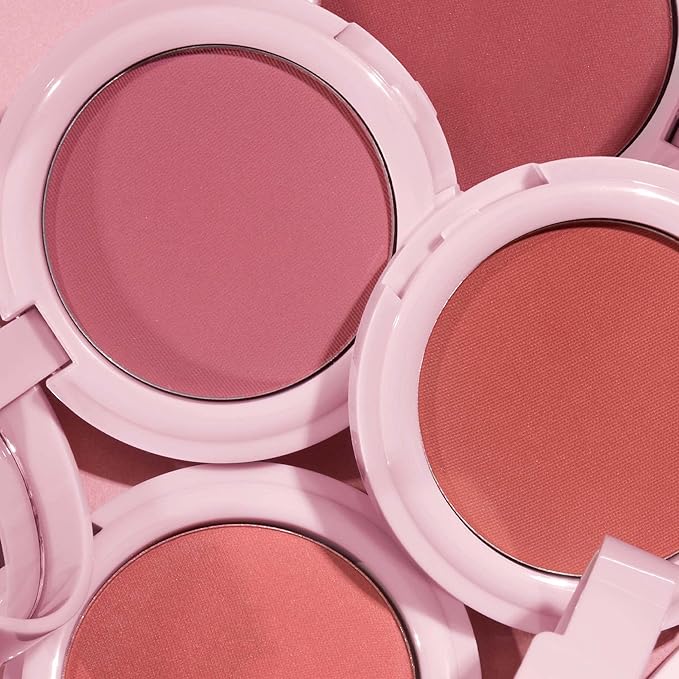 Mally Beauty Bulletproof Powder Blush - Confident Coral - Long-Lasting Flush of Color - Compact Blush Powder Makeup - Matte Finish-BrightBean Baby