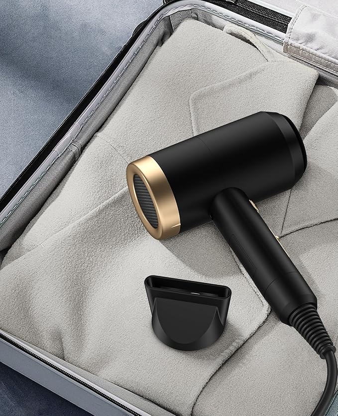 Hair Dryer, CONFU Blow Dryer with Diffuser, 21000PRM Professional Hairdryer, Portable Lightweight Fast Drying Negative Ionic Blow Dryer, Hair Diffuser for Curly Hair for Home Travel-BrightBean Baby