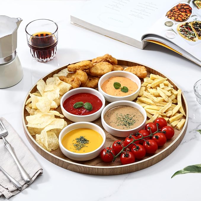 Selamica Soy Sauce Dish, 2.5 oz Ceramic Dipping Bowls Set of 12, 3.3 Inch Pinch Bowls for Side Dish, Condiment, Ketchup, Sushi, BBQ, White