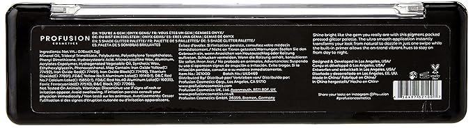 GEMS Glitter Palette Onyx Gems-BrightBean Baby
