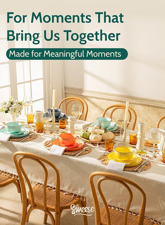 Sweese 4 Oz Porcelain Bowls Set - 6 Mini Dip Bowls, Multicolor, Dishwasher, Microwave Safe