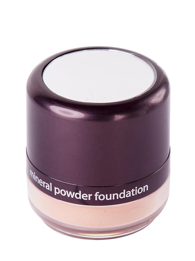 Mineral Powder Foundation, Light Beige, 6 Gram-BrightBean Baby