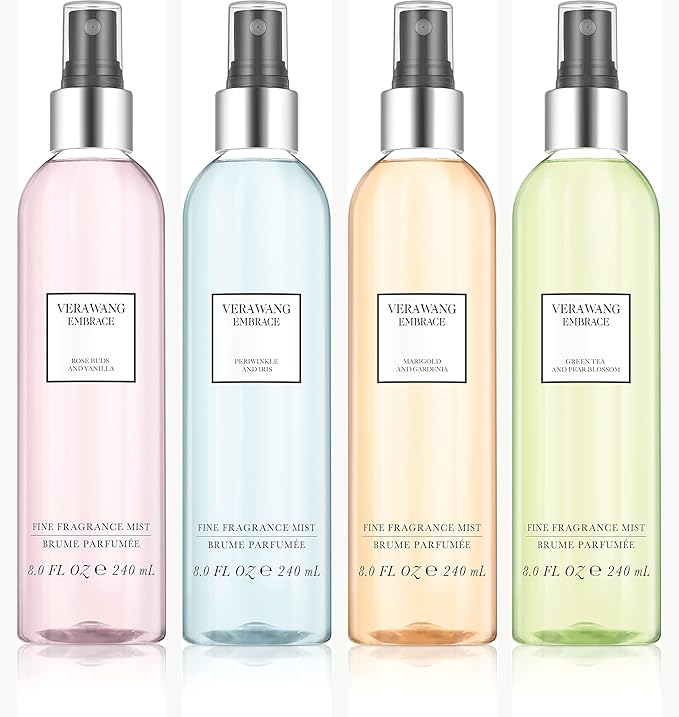 Vera Wang Embrace Green Tea and Pear Blossom Body Mist 8.4 fl oz (Pack of 1), Notes of Earthiness, Peony, and Sandalwood, Women's Fragrance, Long Lasting, Everyday Fragrance-BrightBean Baby