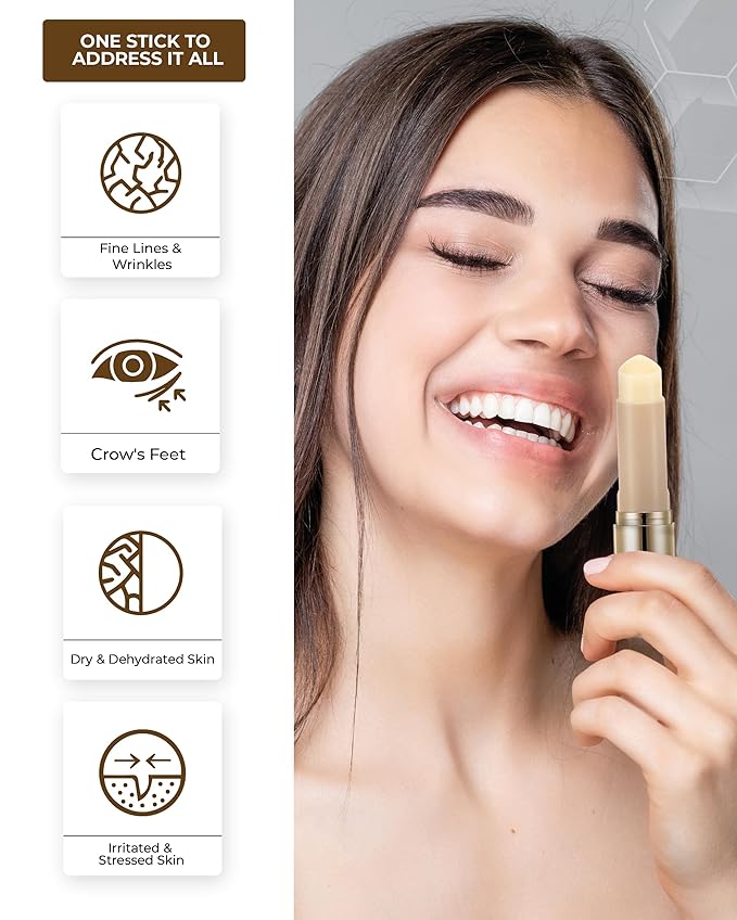 CENTELLIAN 24 Madeca Wrinkle Capture Stick (0.4oz) - Multi Balm Stick for Wrinkles & Fine Lines. Korean Skincare, Eye Cream & Moisturizer by Dongkook. Centella Asiatica, Ceramide, Collagen.-BrightBean Baby