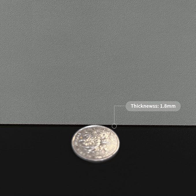 Table Top Protector for Dining Room Table - Can Be Used On Both Sides Waterproof and Easy to Clean Good Flatness Used for Dining Table(Black+Gray 44x84)