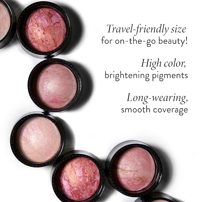 LAURA GELLER NEW YORK Baked Blush-n-Brighten Baked to Go - Tropic Hues - Travel Size Blush-BrightBean Baby