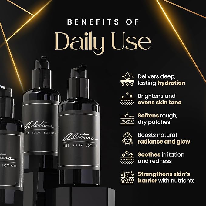 Alitura Naturals Organic Face & Body Lotion – Anti-Aging Moisturizer with Olive Oil & Acai Butter – Hydrating Cream for Dry, Sensitive & Aging Skin – For Men & Women – 200ml-BrightBean Baby