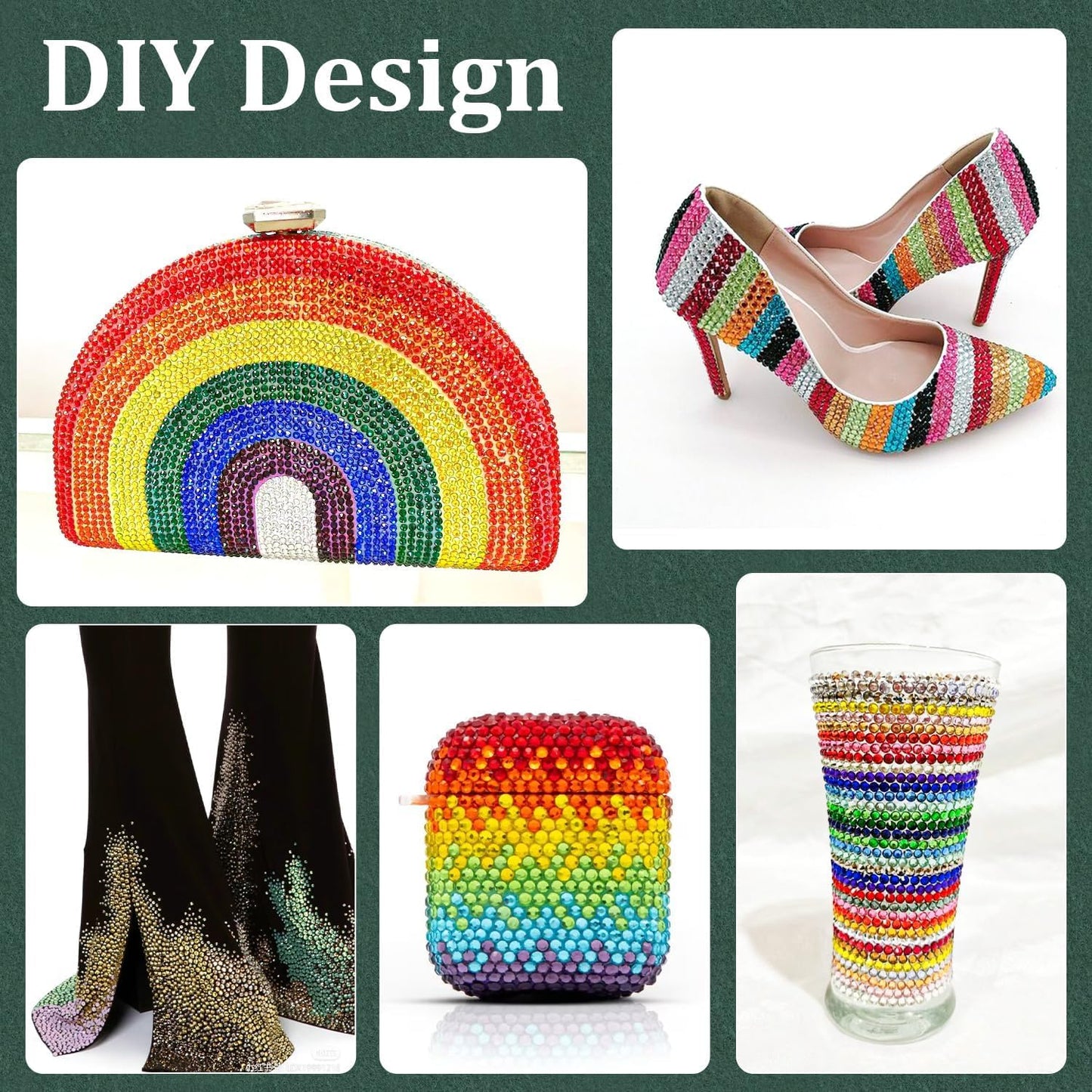 Resin Rhinestones for Crafting with B7000 Jewelry Glue, 2 Boxes Dark Red Flatback Crystals with 3Pcs 10ml Glue for Bedazzling Crafts DIY Nail Art Makeup, Gems for Clothing Shoes-BrightBean Baby