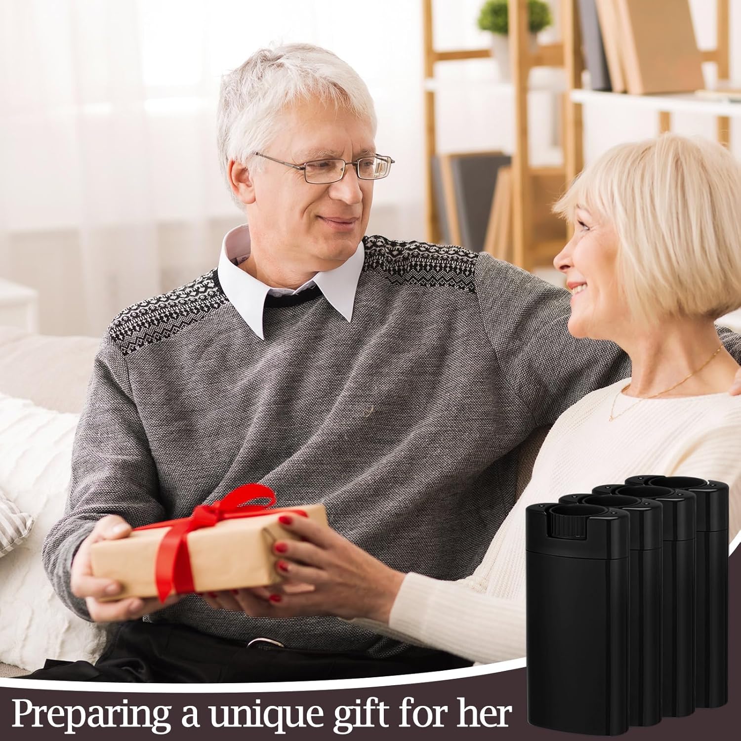 Wesiti 100 Pcs Plastic Empty Deodorant Containers 1/2 oz Travel Deodorant 15ml Refillable Containers Tubes Oval Lip Balm Tubes for Lip Balm DIY(Black)-BrightBean Baby