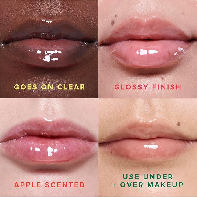 Farmacy Plump + Shine Lip Smoothie Duo - Peptide Lip Balm - Lip Moisturizer & Plumper with Vitamin C - Apple & Mango with High Gloss Finish-BrightBean Baby