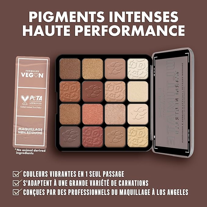 NYX PROFESSIONAL MAKEUP Ultimate Shadow Palette, Eyeshadow Palette - Warm Neutrals-BrightBean Baby