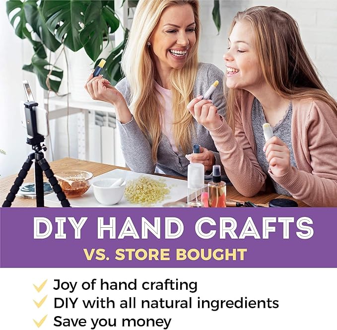 Trifecta Living Co.'s Beeswax Pellets 50LB - 100% Pure Bees Wax Perfect for DIY Candles, Skincare, and More! Discover The Creative Possibilities with Our Versatile Beeswax Pellets (Pure White, 50 LB)-BrightBean Baby