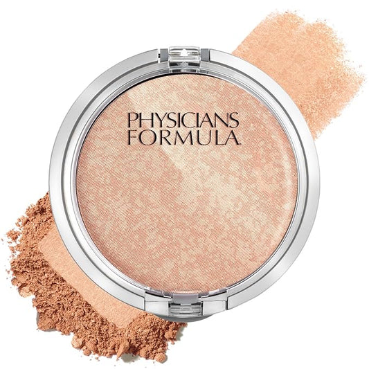 Physicians Formula Mineral Wear Talc-Free Mineral Face Powder, Smooth Satin Buildable & Blendable Coverage, Bare-Feeling Gentle Formula, Cruelty & Vegan - Creamy Natural-BrightBean Baby