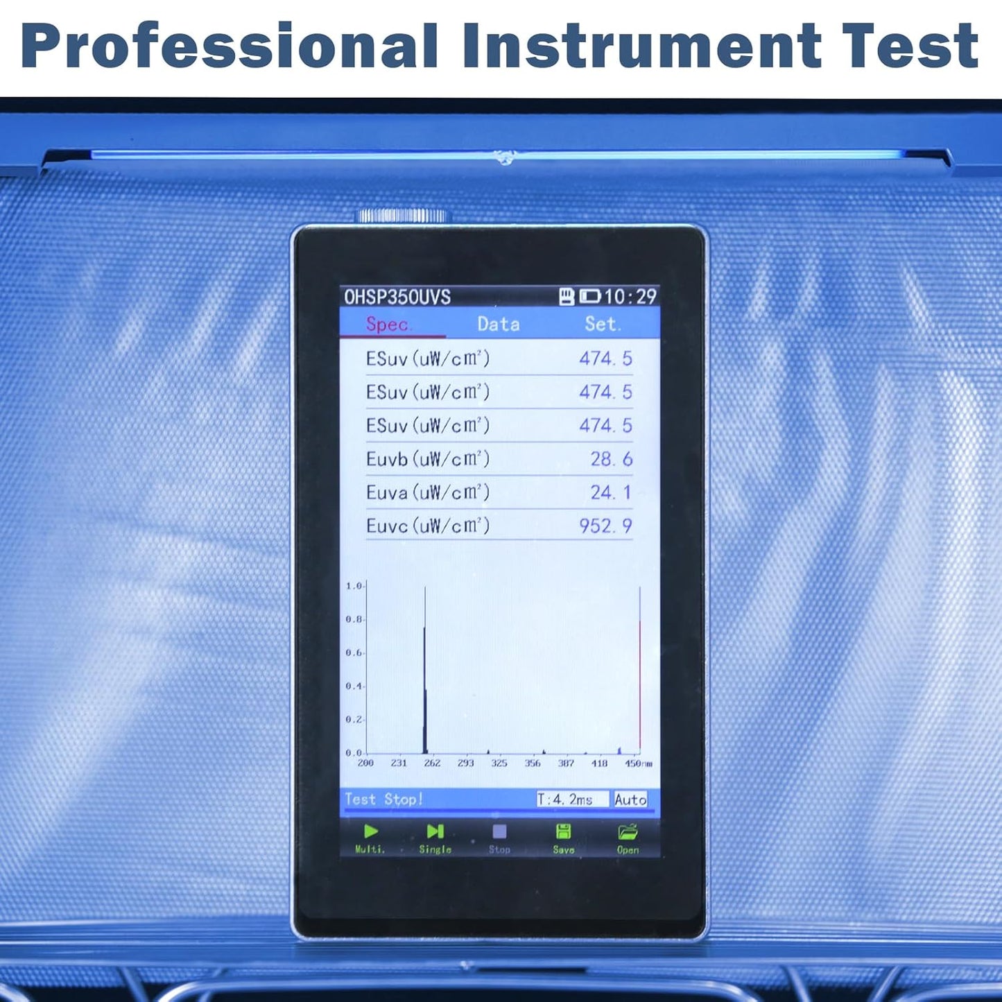 UVC Sanitizer Box Ozone Free with Timer, Portable Large Cleaner Bag with USB Port, UV Light Blue Tote for Mask, Cell Phone, Baby Bottle, Key, Towel 12L/3.17 gal-BrightBean Baby