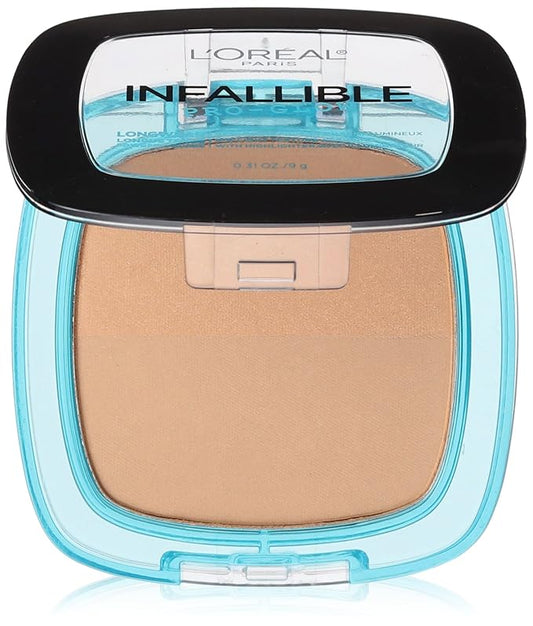 L'Oréal Paris Infallible Pro Glow Pressed Powder, Sun Beige, 0.31 oz.-BrightBean Baby