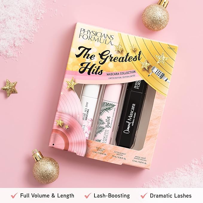 Physicians Formula Holiday Makeup Sets The Greatest Hits Diamond Collection | Mascara, Lip Plumper, Eyeshadow Christmas Gift-BrightBean Baby