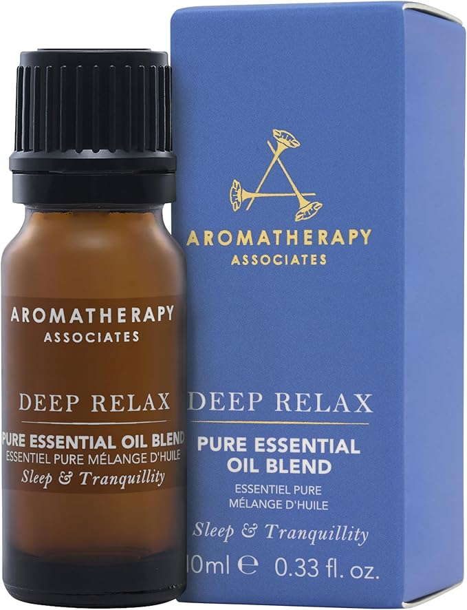 Aromatherapy Associates Deep Relax Pure Essential Oil Blend. Premium Undiluted Blend. Hand-Crafted with Vetivert, Chamomile and Sandalwood (0.33 fl oz)-BrightBean Baby
