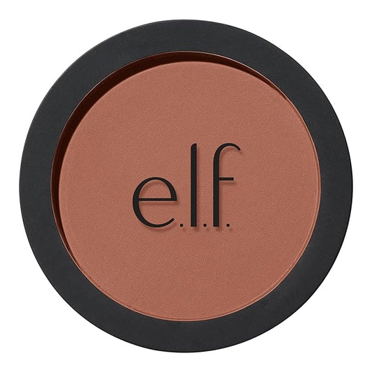 e.l.f. Primer-Infused Bronzer, Long-Lasting, Lightweight & Buildable Powder Bronzer, Delivers A Matte Finish, Vegan & Cruelty-Free, Sun-Soaked-BrightBean Baby