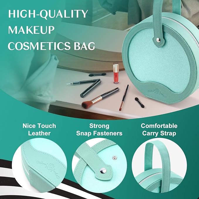 Color Nymph All In One Makeup Kit For Teens With Portable Cosmetics Bag, Multiple Makeups For Begginers As Christmas,New Year,Birthday Gift Included 38-Colors Eyeshadows Lipglosses Brushes(Green)-BrightBean Baby