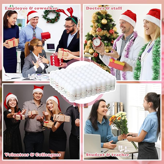 72 Pcs Mini Lip Balm Bulk Gift, 8 Assorted Flavors, Moisturizing for All Skin Types-BrightBean Baby