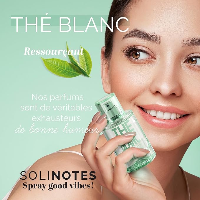 SOLINOTES White Tea Perfume for Women - Eau De Parfum | Delicate Floral and Soothing Scent - Made in France - Vegan - 1.7 fl.oz-BrightBean Baby
