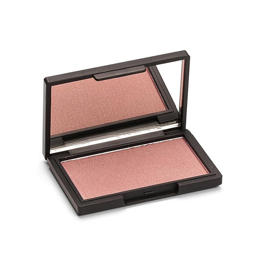 Makeup Powder Blush for cheeks | "Summer Rain" | 4g / 0.141oz | Cruelty-Free, Vegan, Clean Beauty | Buildable & Blendable for Natural, Healthy Glow | Coral, Peach & Golden Hues-BrightBean Baby