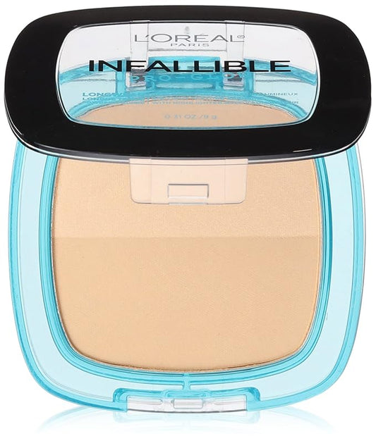 L'Oréal Paris Infallible Pro Glow Pressed Powder, Nude Beige, 0.31 oz.-BrightBean Baby