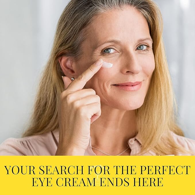 Doppeltree Caffeine Under Eye Cream Anti Aging Men and Women, for Wrinkles, Puffy Eyes and Dark Circles - Brightening & Firming, Minimize Bags, Puffiness and Fine Lines-BrightBean Baby