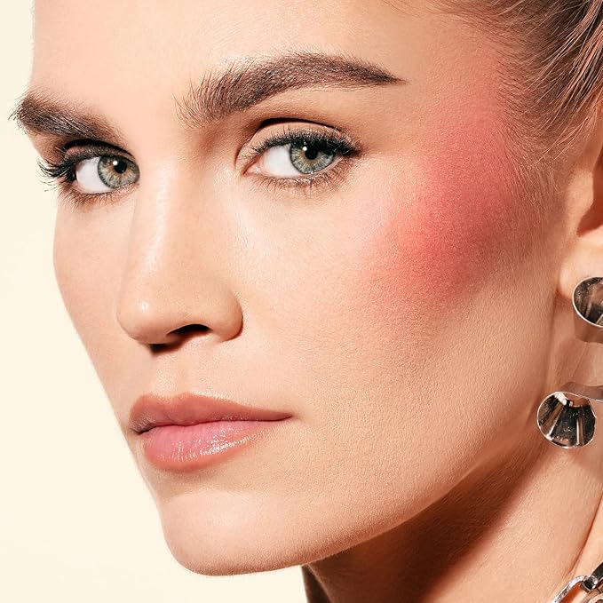 Morphe Hot Shot Blush Drops - Hydrating, Buildable Liquid Blush for Cheeks with Niacinamide and Antioxidants- Buildable, Waterweight Formula for a Natural Finish - That Girl (0.5 Fl Oz)-BrightBean Baby