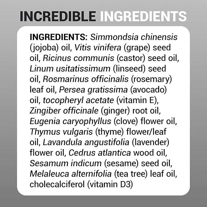 Dr. Berg Scalp & Hair Serum (Improved Formula) with Vitamin D3 & E - Clinically Tested, Paraben- and Sulfate-Free Hair Oil for Women & Men - Includes Rosemary Oil, Castor Oil & Jojoba Oil - 2 Fl oz-BrightBean Baby