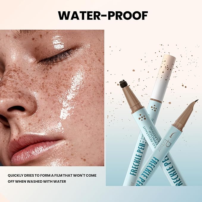 2-in-1 Dual Ended Microblading Freckle Pen & Freckle Stamp,Waterproof Freckle Stamp & Precise 15°Tip for Natural Lifelike Freckle Makeup,Perfect Make up,Last 24Hrs.-BrightBean Baby