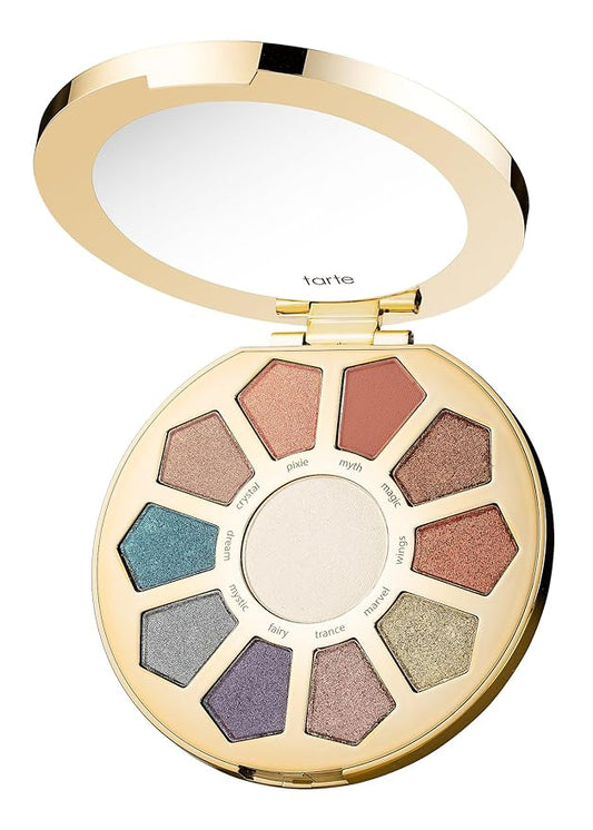 Tarte Make Believe In Yourself Eye & Cheek Palette with 10 Eyeshadows & Highlighter-BrightBean Baby
