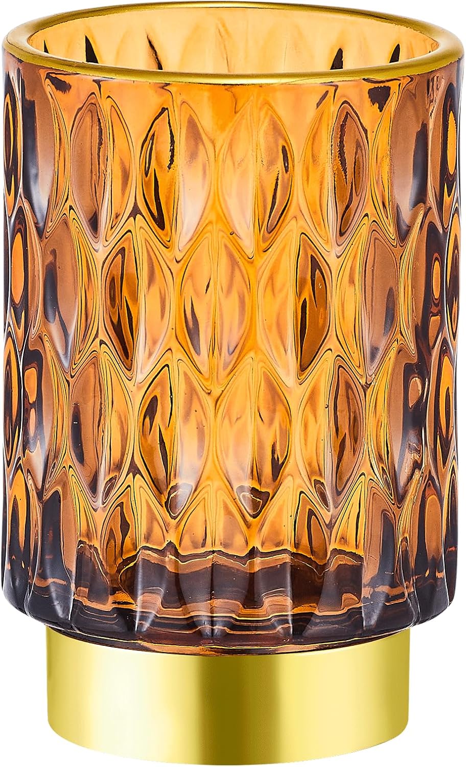 Makeup Brush Holder Organizer,Toothbrush Holders,Desk Pen Pencil Holder,Multifunctional Vintage Glass Brush Cup（A39-5-US）-BrightBean Baby